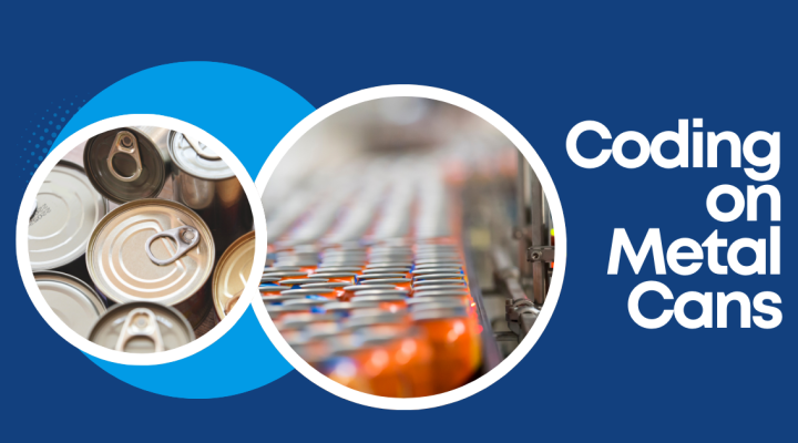 Coding on Metal Cans in the Food industry