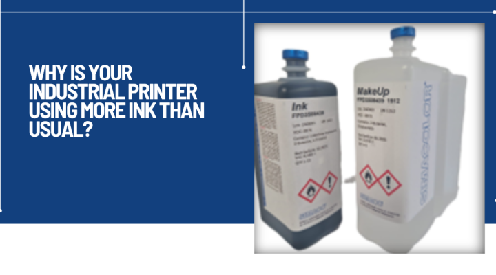 industrial printer using more ink