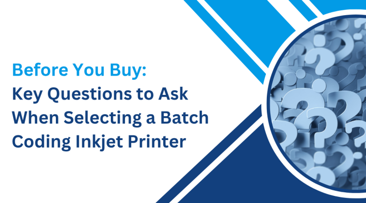 Key Questions to Ask When Selecting a Batch Coding Inkjet Printer